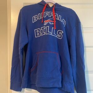 Fanatics Blue Hoodie with Red Accents size large